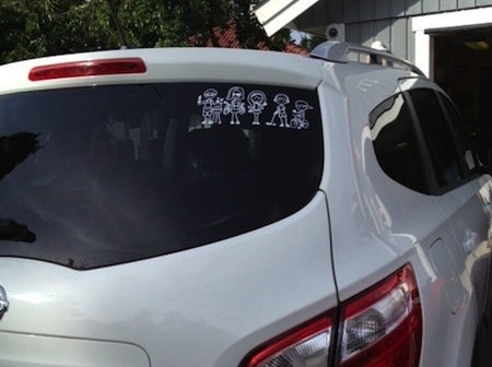 Personalized bumper stickers for cars