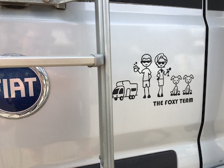 Rv decals and family stickers